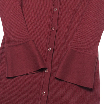 Foxey Cardigan Slender Cardigan Silk Red Type Wine Red Type 41219 38