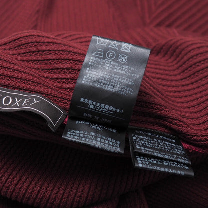 Foxey Cardigan Slender Cardigan Silk Red Type Wine Red Type 41219 38