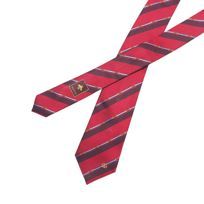 Gucci Tie 100% Silk Red Multicolor 765041 4Eaba