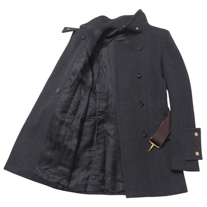 Gucci Coat 85% Wool, 15% Cashmere Dark Gray Type 115895.Zf051 38