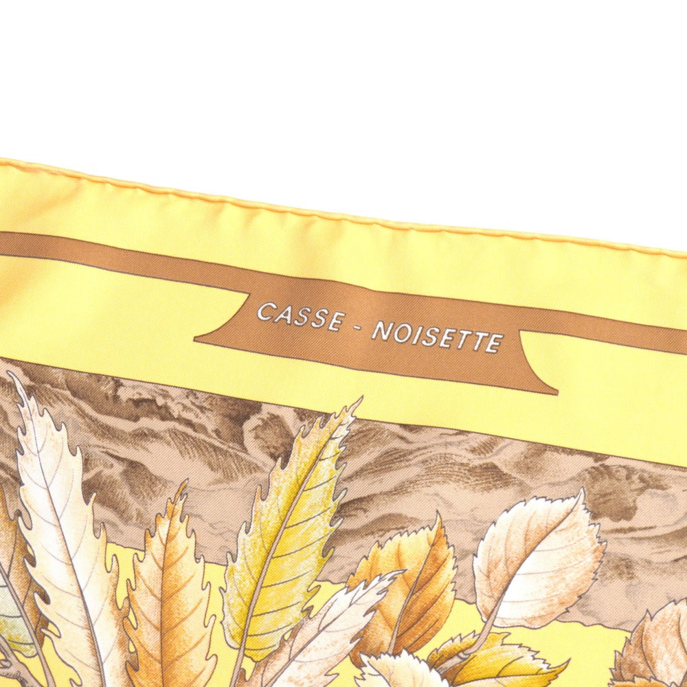 Hermes Scarf 100% Silk Multicolor Casse Noisette