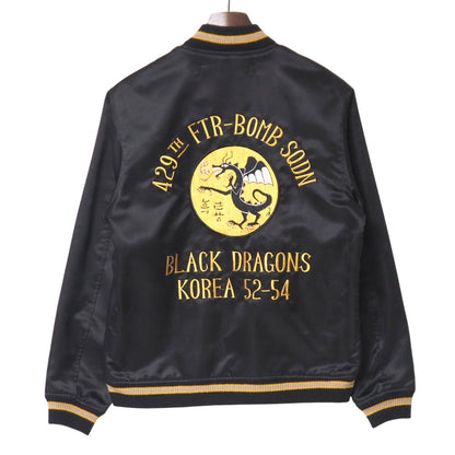 Buzz Rickson'S Sukajan Br13246 100% Polyester% Black Gold Type Black Dragons 38