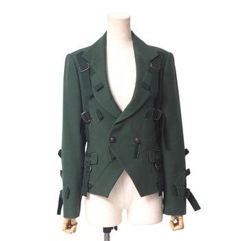 Issey Miyake Jacket 100% Cotton Green Im63Fd516 2