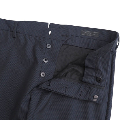 Prada Pants 100% Wool Navy Spf66 S171 1Klc 46