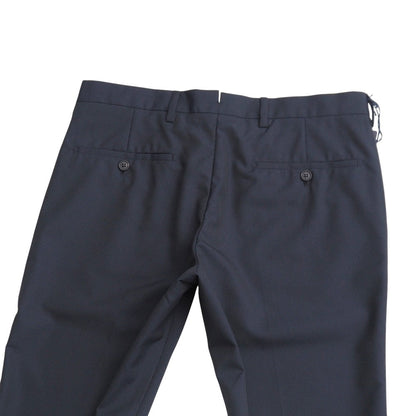 Prada Pants 100% Wool Navy Spf66 S171 1Klc 46