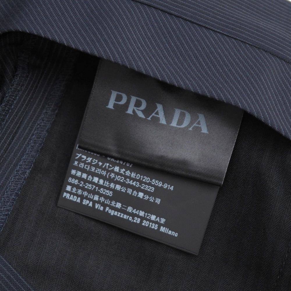 Prada Pants 100% Wool Navy Spf66 S171 1Klc 46