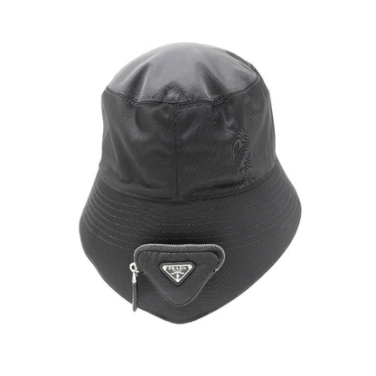 Prada Hat 100% Recycled Polyamide Black 2Hc282 2Dmi Xl