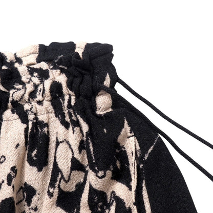 Yohji Yamamoto Long Skirt Wool Black X Red X Beige Type Yy-S18-127 2