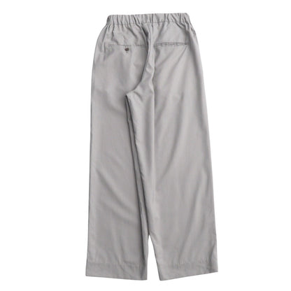 08Sircus Pants S24Ss-Pt03 Hair 100% Gray Wool Tropical Tuck Wide Easy Pants Wool Tropical Tuck Wide