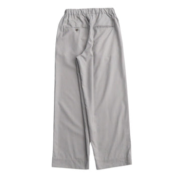 08Sircus Pants S24Ss-Pt03 Hair 100% Gray Wool Tropical Tuck Wide Easy Pants Wool Tropical Tuck Wide