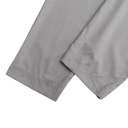 08Sircus Pants S24Ss-Pt03 Hair 100% Gray Wool Tropical Tuck Wide Easy Pants Wool Tropical Tuck Wide