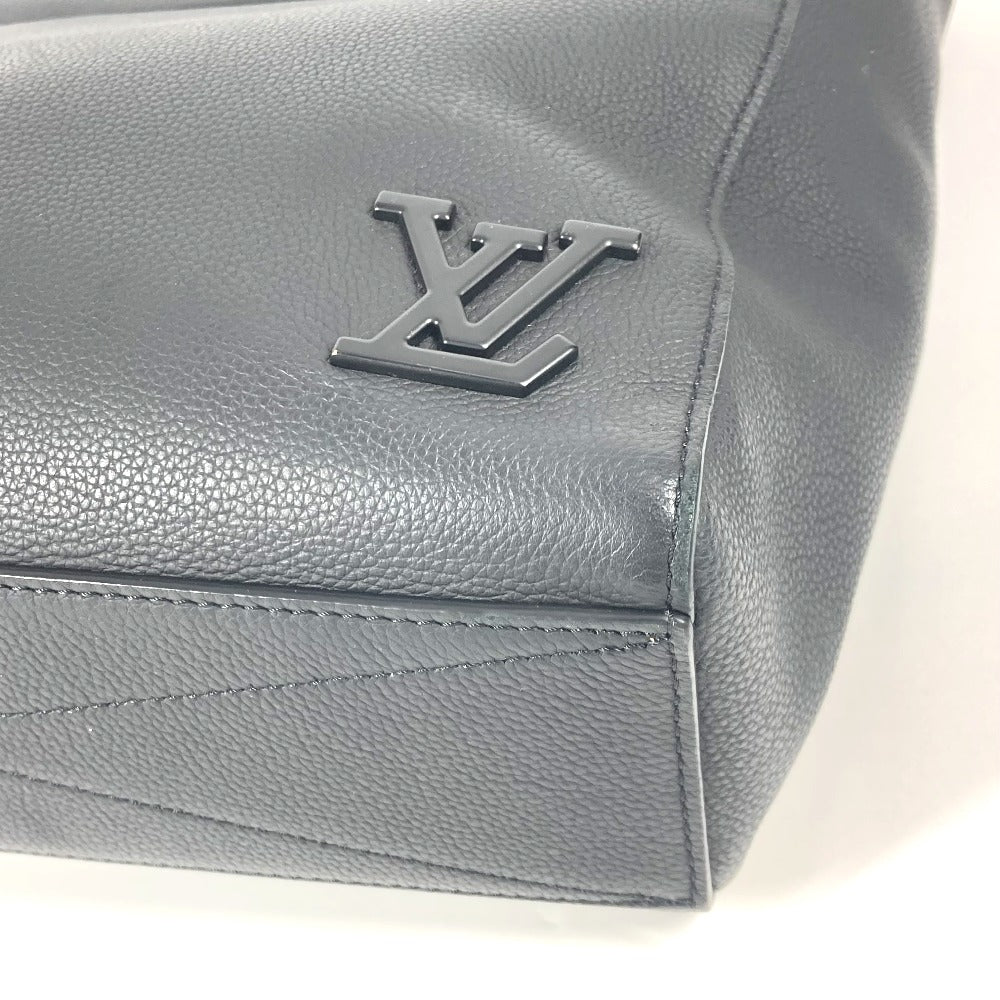 Louis Vuitton Backpack M21367 Taurillon Clemence Leather Black Aerogram Fastline Bag Pack