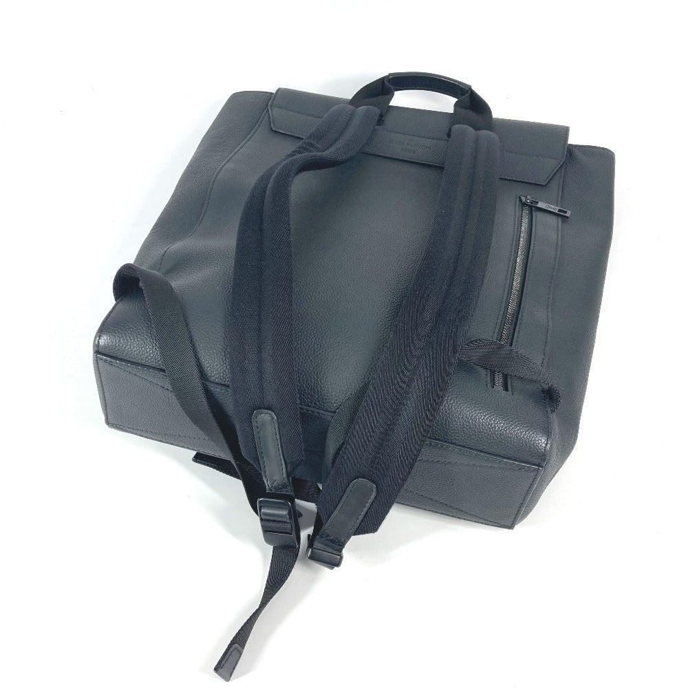 Louis Vuitton Backpack M21367 Taurillon Clemence Leather Black Aerogram Fastline Bag Pack