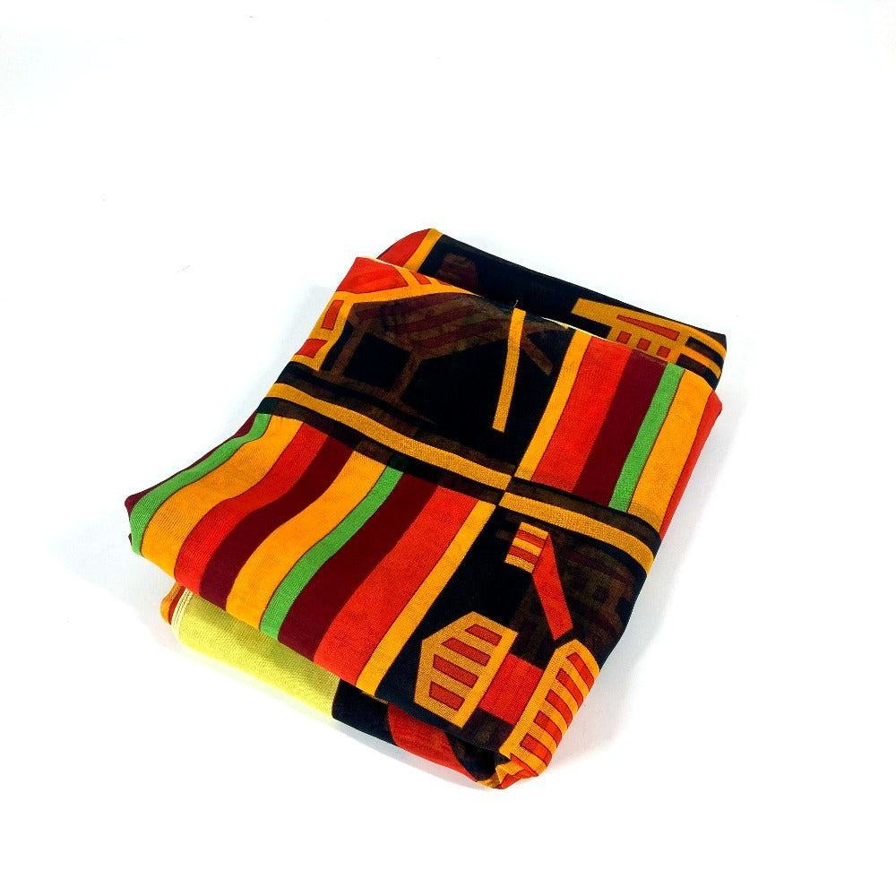 Hermes Scarf Cotton Multicolor Large Scarf