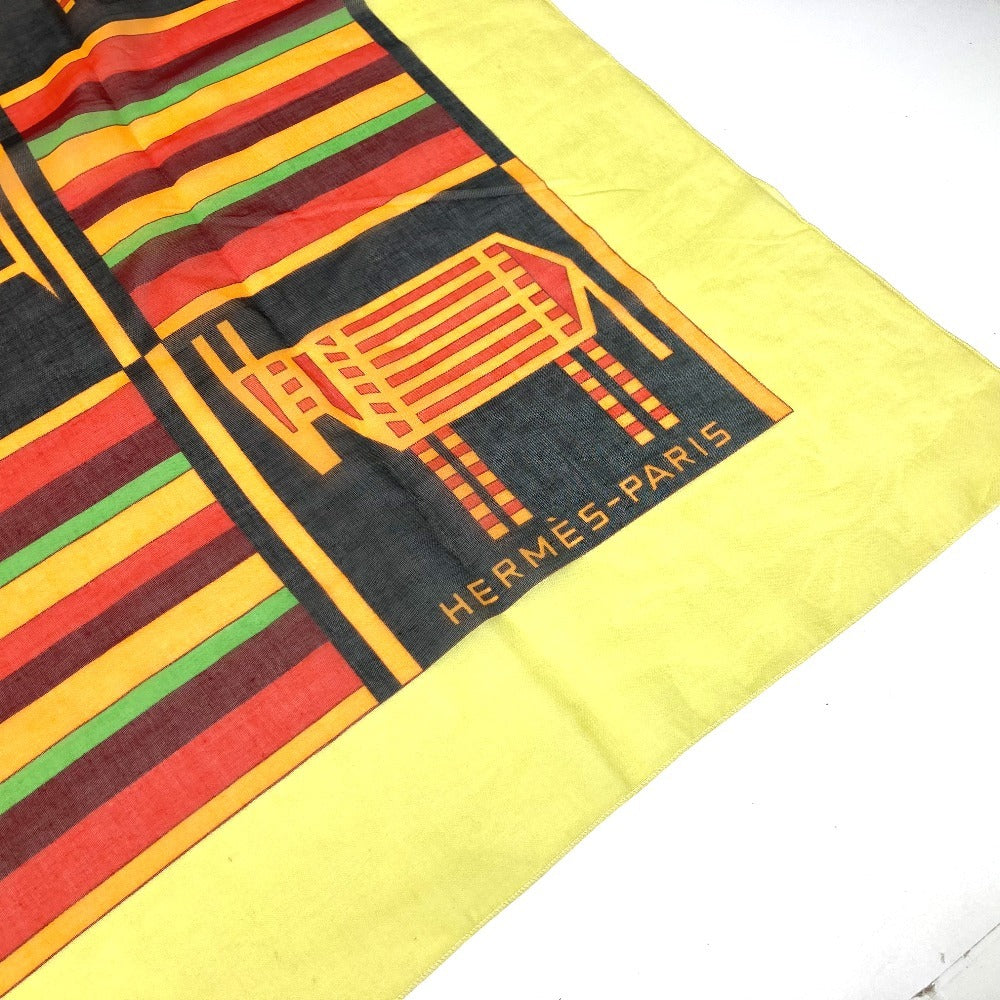 Hermes Scarf Cotton Multicolor Large Scarf