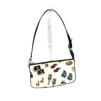 Louis Vuitton Shoulder Bag M90928 Patent Leather White Vernis Sticker Pochette Accessoires