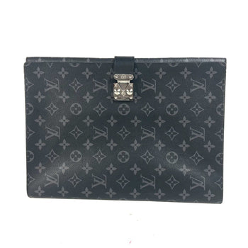 Louis Vuitton Clutch Bag Gi0273 Monogram Eclipse Canvas Black Monogram Eclipse Porte De Gumain
