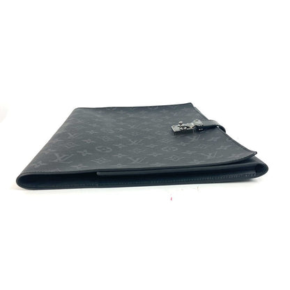 Louis Vuitton Clutch Bag Gi0273 Monogram Eclipse Canvas Black Monogram Eclipse Porte De Gumain