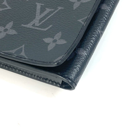 Louis Vuitton Clutch Bag Gi0273 Monogram Eclipse Canvas Black Monogram Eclipse Porte De Gumain