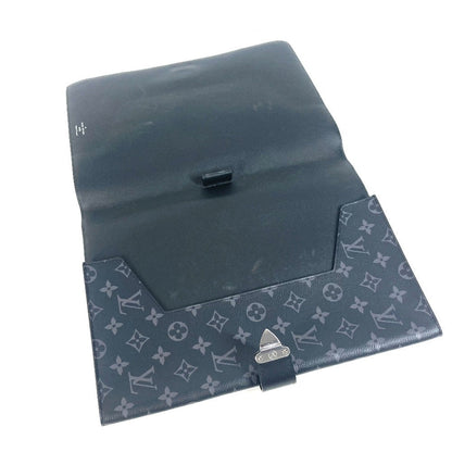Louis Vuitton Clutch Bag Gi0273 Monogram Eclipse Canvas Black Monogram Eclipse Porte De Gumain