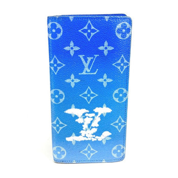 Louis Vuitton Long Wallet Purse M69680 Monogram Canvas Blue Monogram Clouds Portefeuille Braza