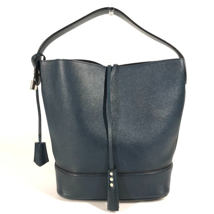 Louis Vuitton Shoulder Bag M94588 Leather Blue With Porch Nn14Gm Cuir Nuance