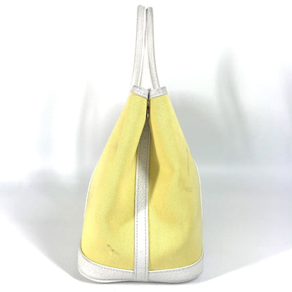 Hermes Handbag Toile H, Leather Yellow Garden Party Tpm Garden Party Tpm