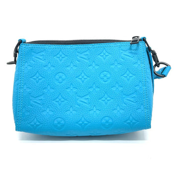 Louis Vuitton Shoulder Bag M55925 Monogram Ann Platt Leather Blue Monogram Ann Platt Triangle