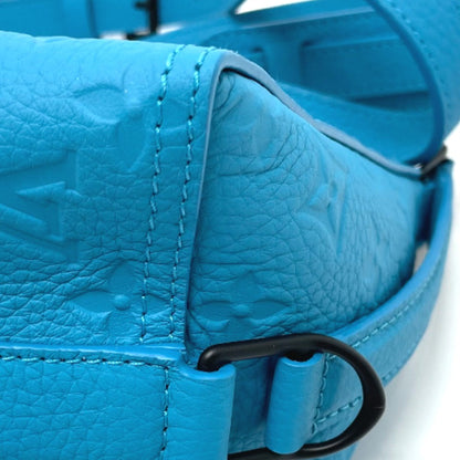 Louis Vuitton Shoulder Bag M55925 Monogram Ann Platt Leather Blue Monogram Ann Platt Triangle