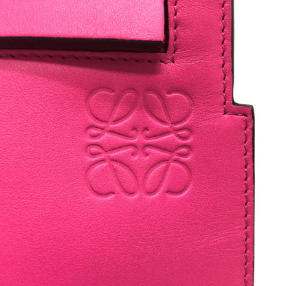 Loewe Clutch Bag Leather White X Pink Anagram T Pouch Women