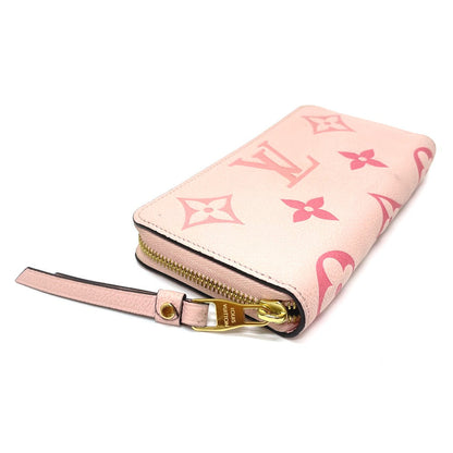 Louis Vuitton Long Wallet Purse M80403 Monogram Ann Platt Leather Pink Monogram Unplant By The Pool