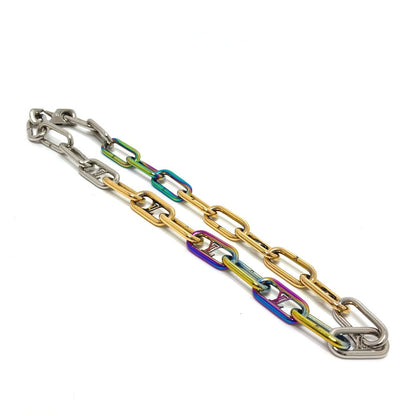 Louis Vuitton Necklace M80177 Metal Multicolor Collier Signature Chain Mens