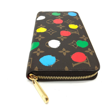 Louis Vuitton Long Wallet Purse M81864 Monogram Canvas Brown Monogram Zippy Wallet Women