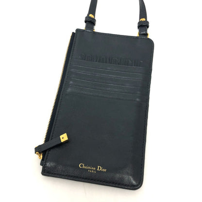 Dior Shoulder Bag Canvas Navy Of League Women