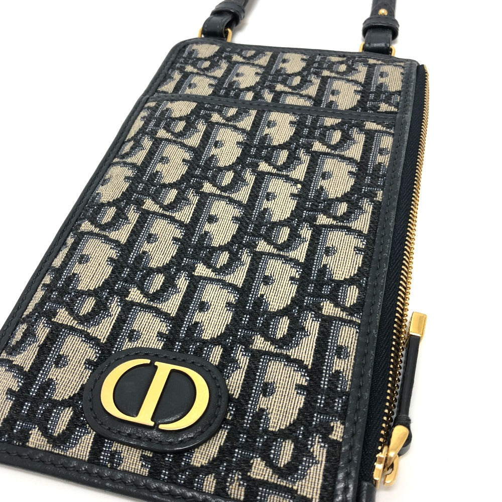 Dior Shoulder Bag Canvas Navy Of League Women