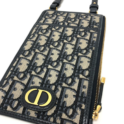Dior Shoulder Bag Canvas Navy Of League Women