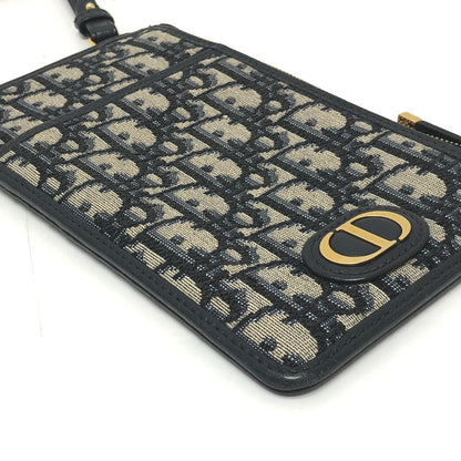 Dior Shoulder Bag Canvas Navy Of League Women
