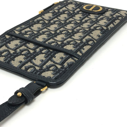 Dior Shoulder Bag Canvas Navy Of League Women