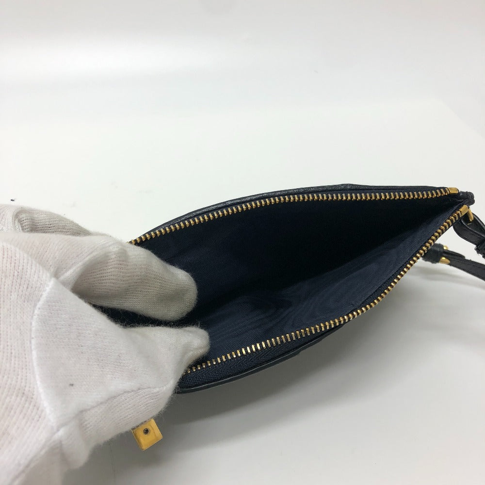 Dior Shoulder Bag Canvas Navy Of League Women