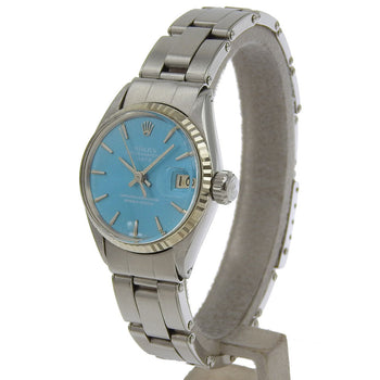 Rolex Watches Mechanical Automatic 6517 Stainless Steel Silver Cal.1130 Date Oyster Perpetual Light
