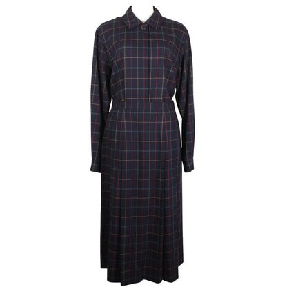 Burberrys Setup Hair Black Vintage Check Shirt & Skirt Women 11