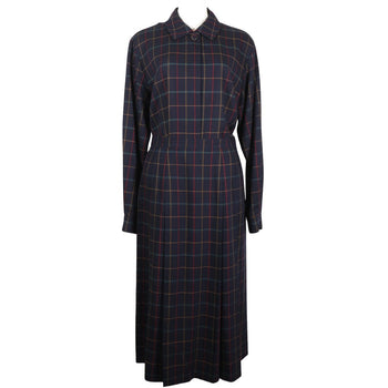 Burberrys Setup Hair Black Vintage Check Shirt & Skirt Women 11