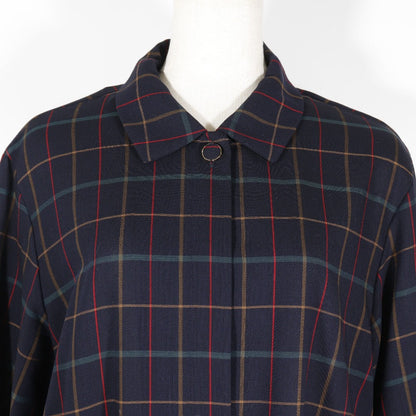 Burberrys Setup Hair Black Vintage Check Shirt & Skirt Women 11