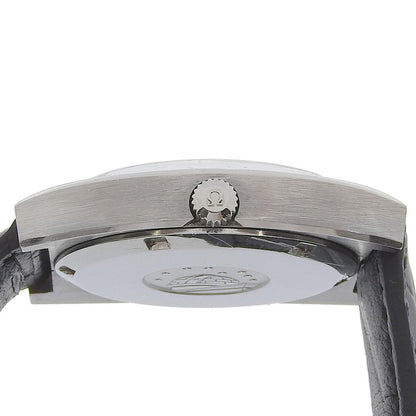 Omega Watches Mechanical Automatic Stainless Steel , Leather Silver Cal.1001 Chronometer
