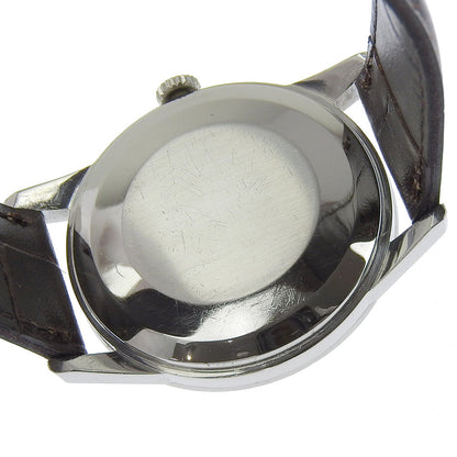 Omega Watches Hand Winding 14772 Sc-62 Stainless Steel , Embossed Leather Silver Cal.286 Vintage
