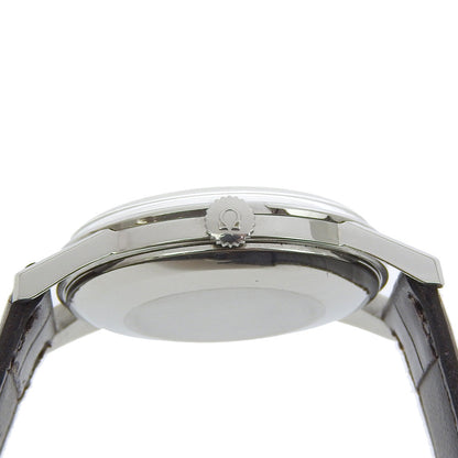 Omega Watches Hand Winding 14772 Sc-62 Stainless Steel , Embossed Leather Silver Cal.286 Vintage