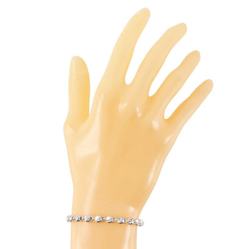 Chimento Bracelet K18 White Gold Silver