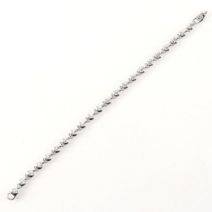 Chimento Bracelet K18 White Gold Silver