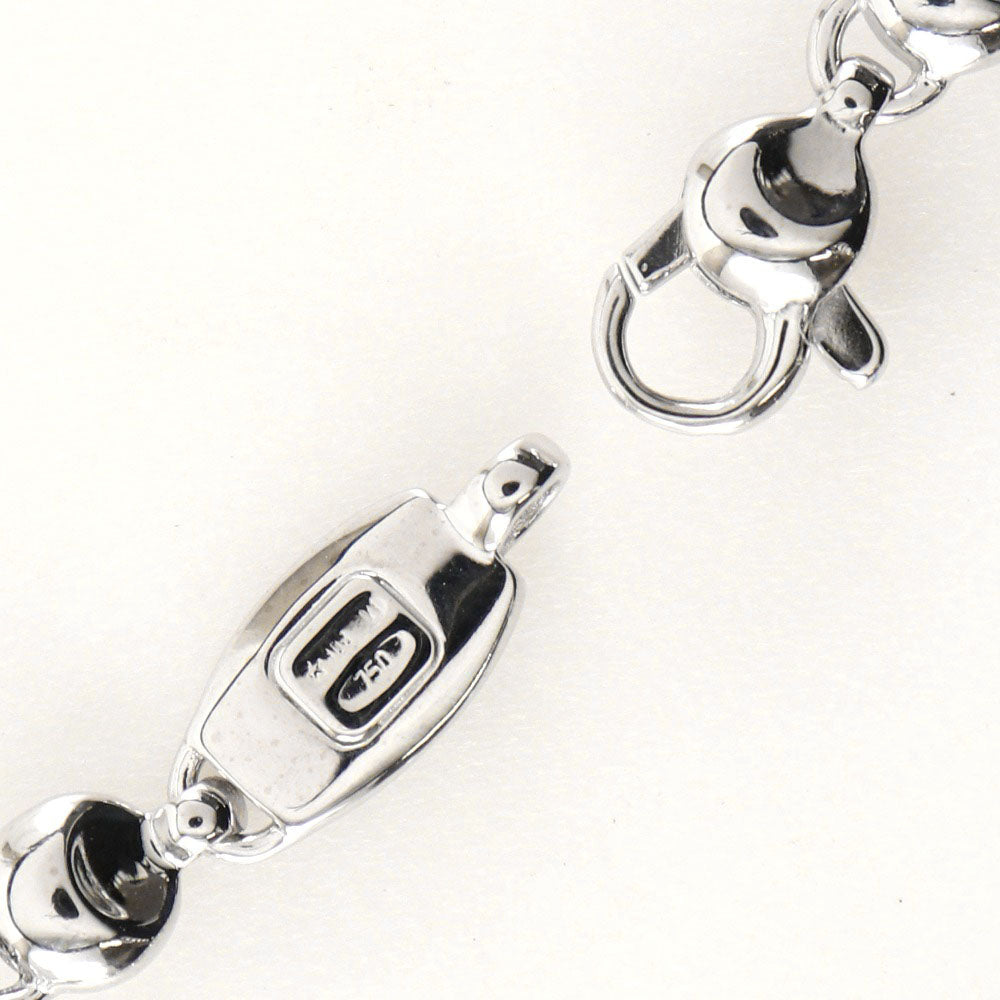 Chimento Bracelet K18 White Gold Silver