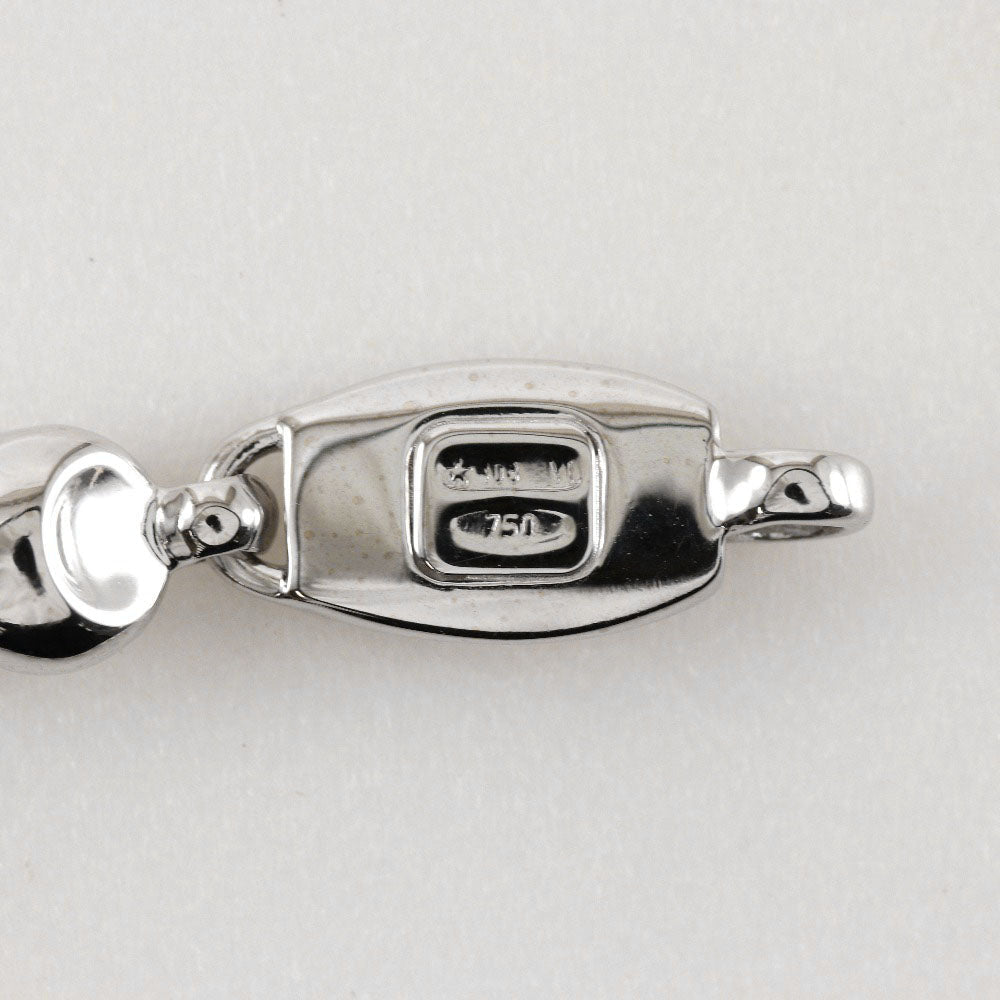 Chimento Bracelet K18 White Gold Silver